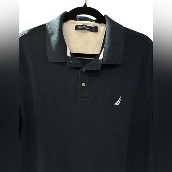 Nautica Dark Blue Polo Shirt - Picture 3 of 3